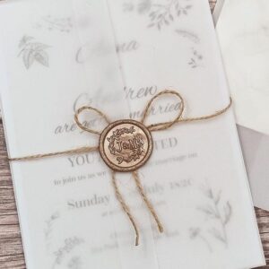 Vellum Paper Wedding Cards | Trendy Girl Wedding Cards